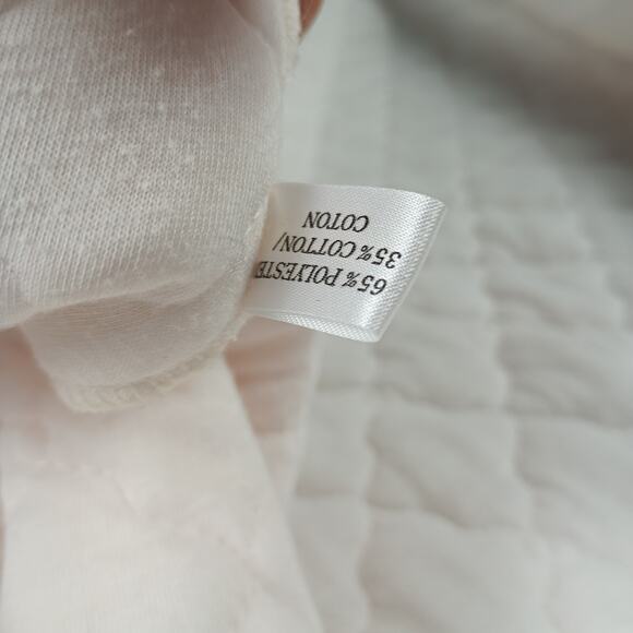 Scatch Quilted Housecoat Women Small Pink Button Front Long Sleeve Lounge Robe - Picture 10 of 10